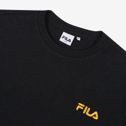 Fila Square Logo Graphic One-on-one - Naisten Hoodie - Keltainen | FI-86636